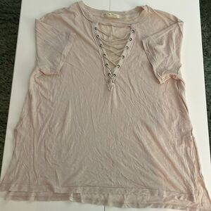 We the Free Lace Up tee